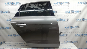 Дверь в сборе задняя правая Audi A4 B9 17-25 графит LX7H, стекло в клее