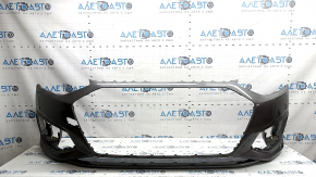 Bara față nefinisată Audi A4 B9 20-25 pentru 2 senzori de parcare, fără mufă cârlig de remorcare, grafit, ciobiri, zgârieturi