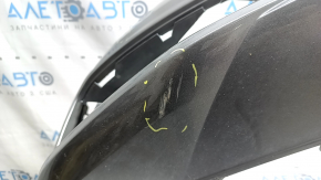 Бампер передний голый Audi A4 B9 20-24 под 2 парктроника, без заглушки буксир крюка, графит, сколы, царапины
