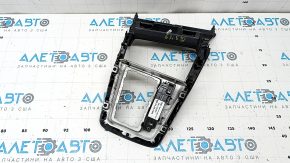 Ramă ornamentală consolă centrală Audi Q3 83A 19-25, culoare grafit, cu ornament schimbător de viteze