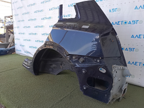 Aripă spate stânga Audi Q5 80A 18-20 tăiată, albastră, cu urme de ciobituri