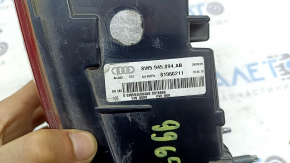Lampă LED capotă portbagaj dreapta pentru Audi A4 B9 20-25 sedan, cu capac, crăpătură sub sticlă