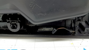 Обшивка двери карточка передняя правая Audi Q3 83A 22-25 черная, вставка черная кожа, подлокотник черная кожа с серой строчкой, хром молдинг, с ручкой, с подсветкой, молдинг под ручку графит, SONOS, без нижнего плафона, царапины, вмятины