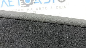 Spătarul scaunelor din spate, al doilea rând, dreapta, Audi Q3 83A 19-25 cu cadru, piele neagră cu cusături gri, lovituri, zgârieturi