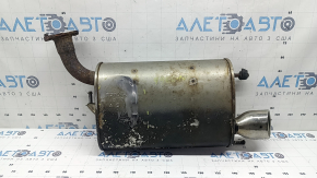 Tobă de eșapament spate cu țeavă Toyota Camry v40 07-11 2.4, 2.5, hibridă, ruginită, prezoane tăiate, îndoite
