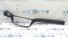 Ornament central panou frontal Hyundai Ioniq 17-19 sub butonul start/stop, negru, zgârieturi