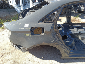 Четверть крыло задняя правая Audi A3 8V 15-20 4d на кузове, серая, крашенная 0.2-0.25, тычки, примята