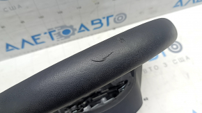 Volan din piele neagră pentru Tesla Model Y 20-25, încălzit, cu rupturi
