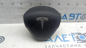 Подушка безопасности airbag в руль водительская Tesla Model Y 20-25 черная