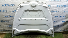 Капот голый Tesla Model Y 20-25 алюминий, белый PPSW, сколы, царапины