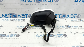 Зеркало боковое правое в сборе Audi Q3 83A 19-25 14+2+5, автоскладываение, автозатемнение, камера, поворотник, подогрев, BSM, белое, царапины