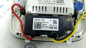 Ansamblu plafonieră față pentru Audi Q3 83A 19-23 pentru lumină panoramică, negru, fără mufă, uzat