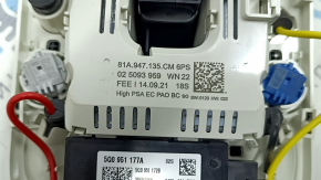 Ansamblu plafonieră față pentru Audi Q3 83A 19-23 pentru lumină panoramică, negru, fără mufă, uzat