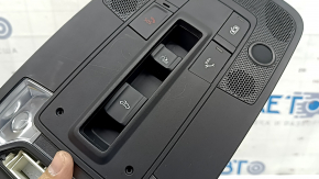 Ansamblu plafonieră față pentru Audi Q3 83A 19-23 pentru lumină panoramică, negru, fără mufă, uzat