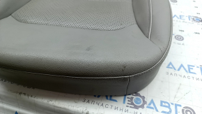 Tapițerie pernă scaun pasager Hyundai Ioniq 17-19, piele bej, perforată, încălzită, curățabilă chimic