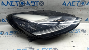 Фара передняя правая Tesla Model Y 20-25 LED без крепления, царапины, сломана напрявляющая
