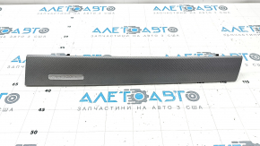 Ornament panou frontal dreapta jos Audi Q3 83A 19-25 aluminiu închis, quattro