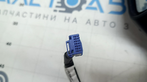 Зеркало боковое левое в сборе Tesla Model Y 20-25 13 пинов, белый  PPSW, без накладки