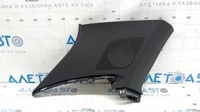 Накладка задней стойки за форточкой левая Audi Q3 83A 19-25 черная, под динамик, царапины