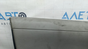 Ornamente ușă, stânga față, Hyundai Ioniq 17-19, negre cu gri deschis, cu cotieră, piele gri deschis, pentru memorie și tweeter, pentru Infinity Acoustics, uzate, pentru curățare chimică