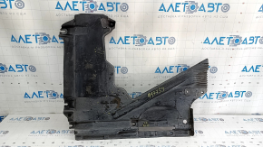 Защита днища задняя правая Audi A4 B9 17-25 надломы, примята
