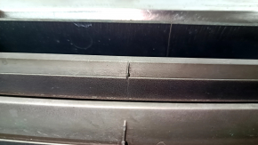 Grilă radiator Hyundai Ioniq 17-19 HEV neagră mată + cromată, fără emblemă, sub radar, mulaje cromate crăpate