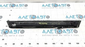 Prag exterior ușă dreapta față pentru Audi Q3 83A 19-25, negru cu iluminare din spate, S-Line, uzat