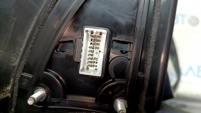 Oglindă laterală dreapta Hyundai Ioniq 17-19 12 pini, semnalizare, încălzită, memorie, BSM, argintie, ciobită