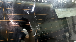Lunetă Audi A4 B9 20-23 încălzită, nuanțată din fabrică, lipici, conector defect