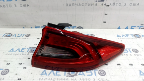 Фонарь внешний крыло правый Hyundai Ioniq 17-19 LED, с накладкой, царапины