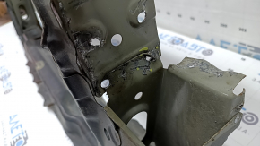 Телевизор панель радиатора в сборе Toyota Camry v40 07-11 без планки замка капота, ржавый, надрывы креплений