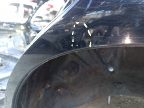 Aripă spate stânga Toyota Camry v40 07-11 pe caroserie, neagră, ruginită, lovituri, denivelări