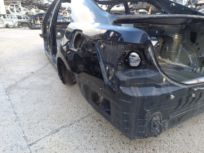 Aripă spate stânga Toyota Camry v40 07-11 pe caroserie, neagră, ruginită, lovituri, denivelări