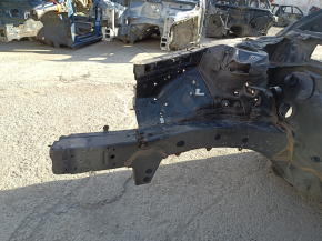 Panou lateral dreapta față la Toyota Camry v40 07-11 pe caroserie, negru, ruginit