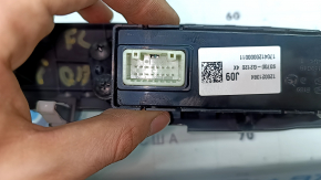 Блок кнопок передней панели Hyundai Ioniq 17-19 с черной накладкой под BSM