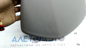 Ornamente panou față stânga sus Hyundai Ioniq 17-22, piele bej, cusături albe, curățabil chimic