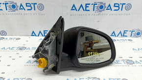 Зеркало боковое правое в сборе BMW X5 F15 14-18 5 пинов, поворотник, подогрев, автозатемнение, крепление структура, черный глянец