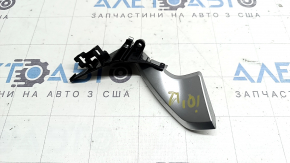 Husă volan stânga jos Hyundai Ioniq 17-19 cromat mat cu negru, 2 piese
