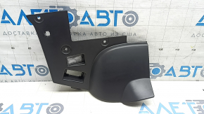Ornament bord inferior, spațiu pentru picioare șofer, Tesla Model Y 20-25, negru, zgârieturi