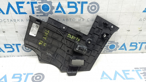 Ornament bord inferior, spațiu pentru picioare șofer, Tesla Model Y 20-25, negru, zgârieturi