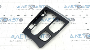 Накладка центральной консоли BMW X5 F15 14-18 черная