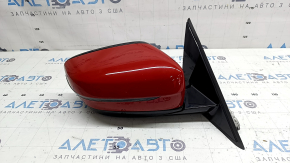 Зеркало боковое правое в сборе BMW 3 G20 19-26 9 пинов, поворотник, подогрев, BSM, камера, Shadow-Line, красное