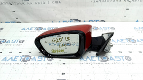 Зеркало боковое левое в сборе BMW 3 G20 19-26 9 пинов, поворотник, подогрев, автозатемнение, BSM, камера, Shadow-Line, красное, царапины