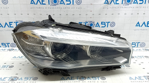 Far dreapta față complet BMW X5 F15 14-18 xenon cu suporturi, nisip