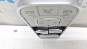 Comandă ridicare geam stânga față pentru Mercedes W167 GLE 20-26 cromată cu oglinzi rabatabile automat, suport buton defect
