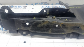Защита двигателя боковая левая Toyota Prius 50 16-18 затерта, надрывы, примята