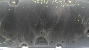 Защита переднего бампера Toyota Prius 50 16-18 затерта, надрывы