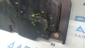 Защита переднего бампера Toyota Prius 50 16-18 затерта, надрывы