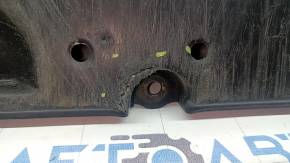 Защита переднего бампера Toyota Prius 50 16-18 затерта, надрывы