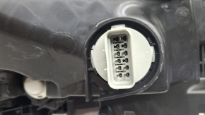 Фара передняя левая в сборе Honda CRV 23-26 LED с черным глянцевым молдингом, скол на молдинге, потертость